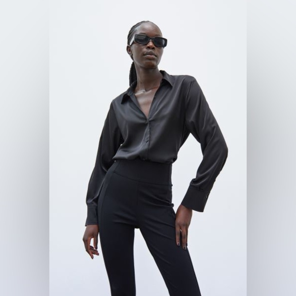 H&M black blouse